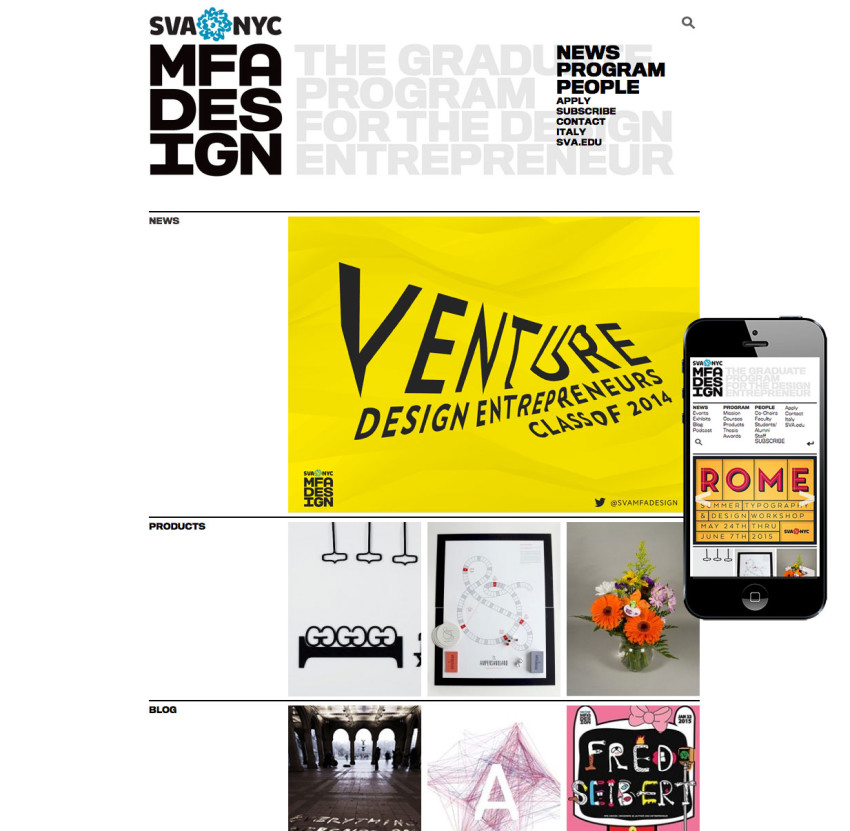 SVA: The Graduate Program for the Design Entrepreneur