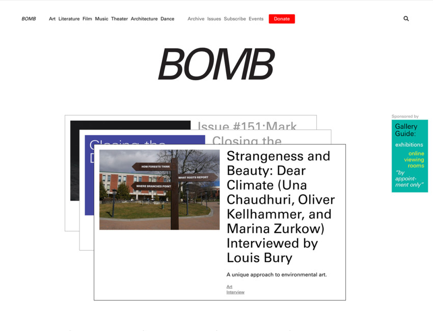 Bomb Magazine